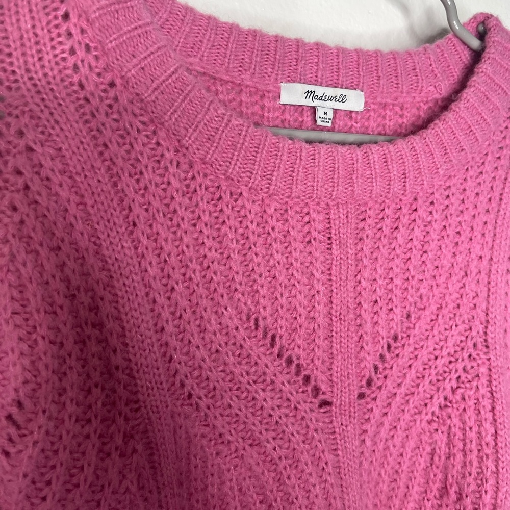 Madewell Pink Sweater - Picture 3 of 7